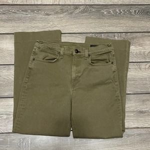 Rag & Bone Army Green High-Waisted Cropped Jeans Women’s Size 28